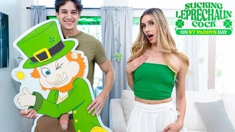 Emily Jade Sucks Leprechaun Cock – St. Patrick's Day Fun