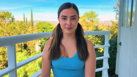 Outdoor fun with teen Violet Dawn - Risky & Hot