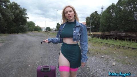 Busty Latina Misses Train - Spanish Sub